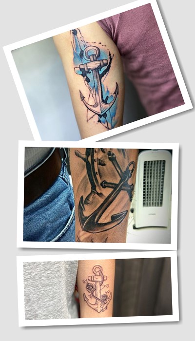  татуювання з якорем у Києві