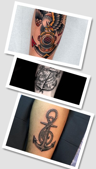 татуювання з якорем