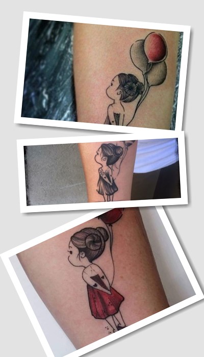 значення Татуювання дівчинка