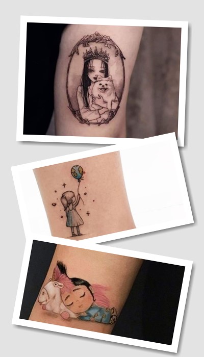 тату дівчинка варіанти