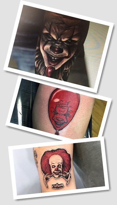 Тату Пеннівайз – оригінальний малюнок,