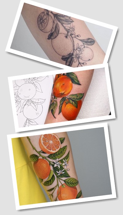 Татуювання апельсин