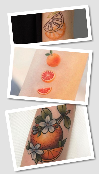 Де набивають татуювання апельсин
