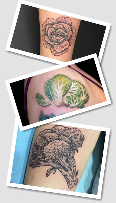 Татуювання капуста для чоловіків