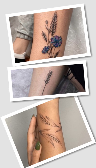 Татуювання колосок