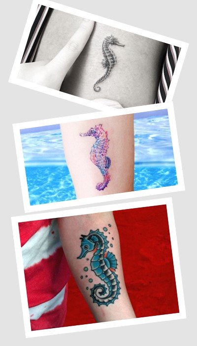 Татуювання морський коник