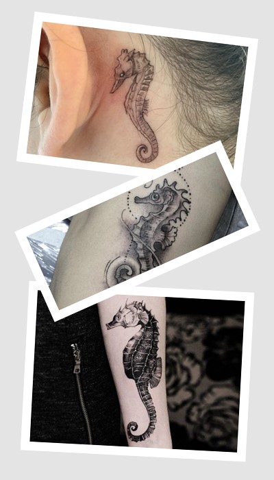 Значення красивого тату морський коник