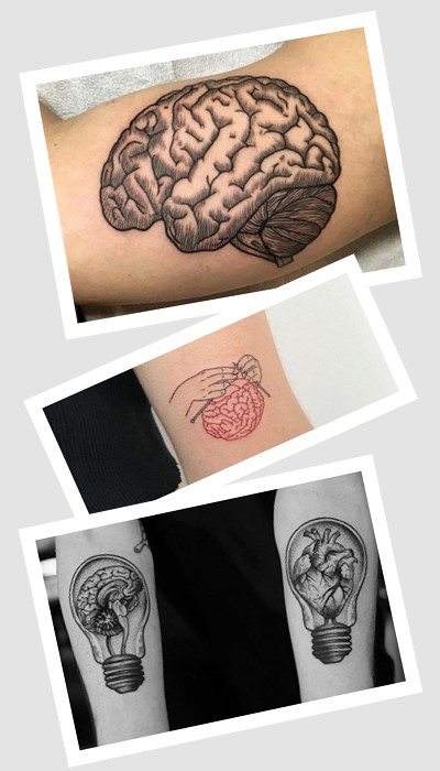 Мозок тату як зображують