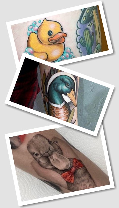 Татуювання качка