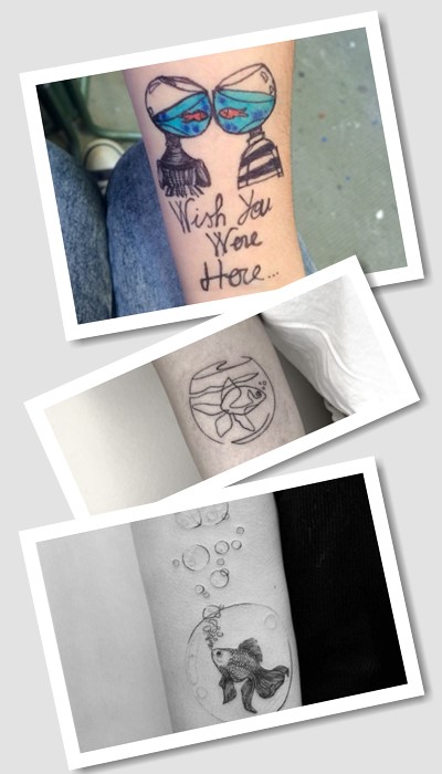 Татуювання із зображенням акваріума