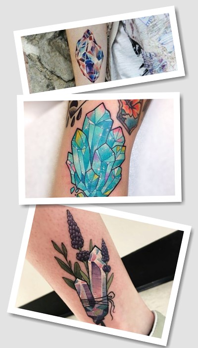 красиві тату кристал