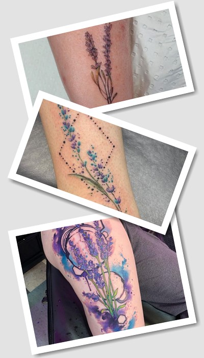 Татуювання лаванда