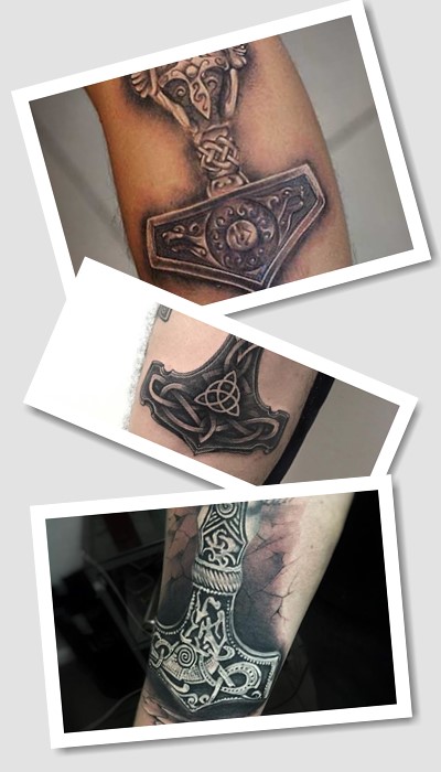 Тату молот Тора у Києві