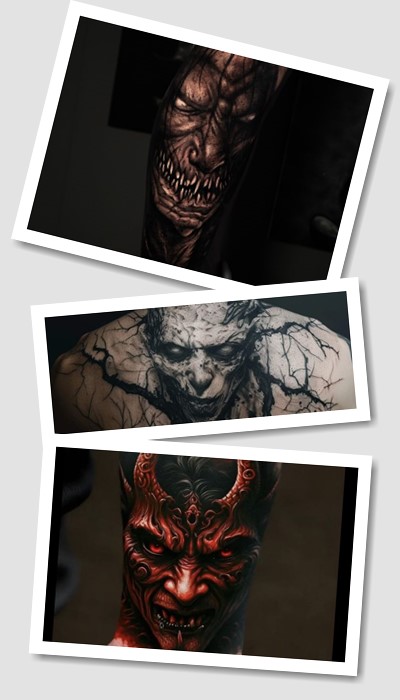 Варіанти малюнків тату монстри