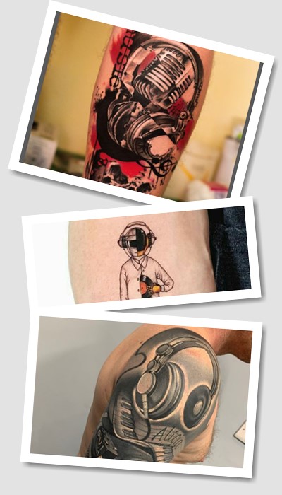 Татуювання навушники