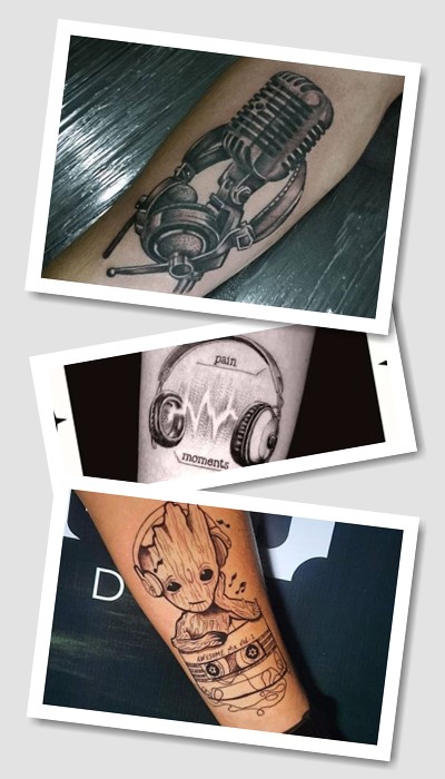 Тату навушники у Києві