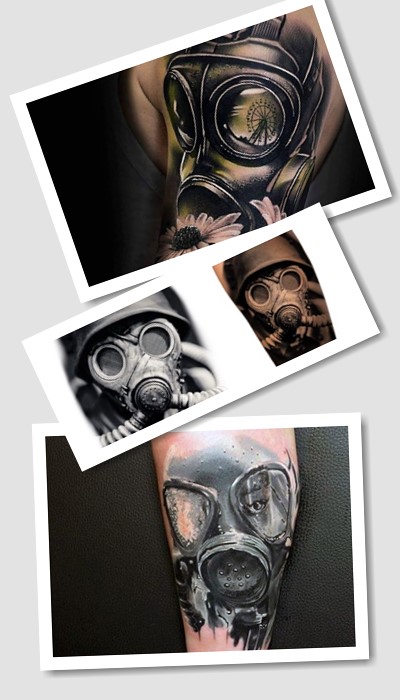 Що означає татуювання з протигазом?