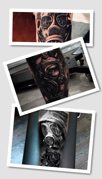 Татуювання з протигазом