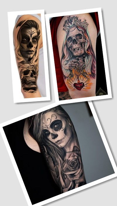 варіанти Тату Санта Муерте