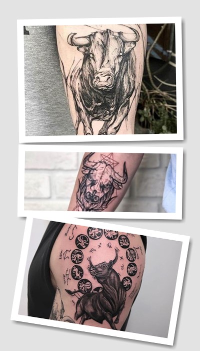  тату Тілець варіанти