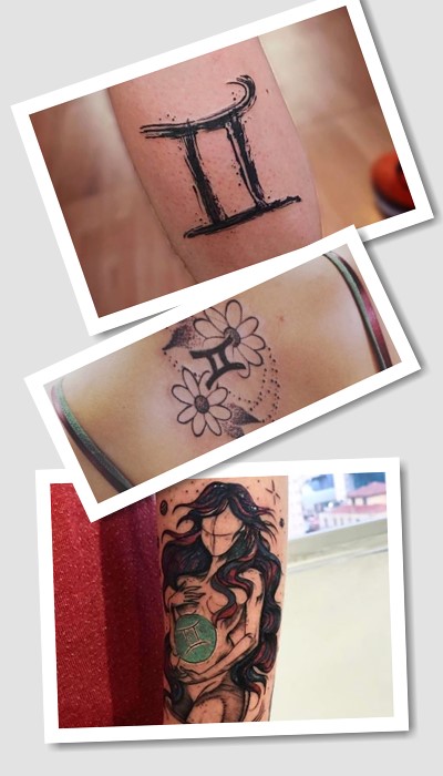 тату знак Зодіаку Близнюки у Києві