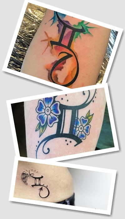 тату знак Близнюки