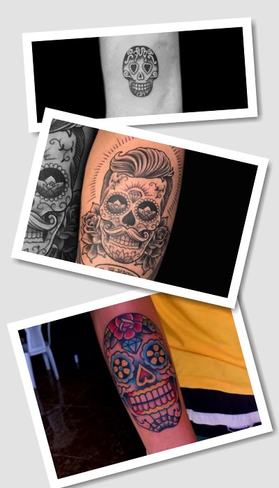 Цукровий череп тату