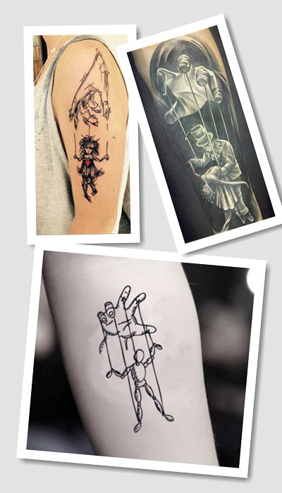 Цікаве тату маріонетка та його значення