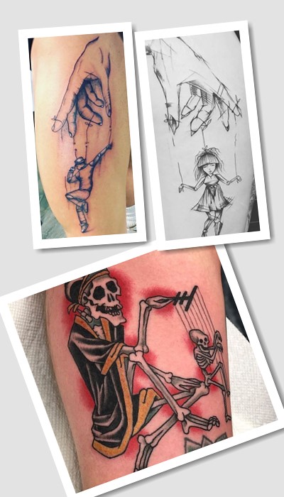 кому підійде тату маріонетка 