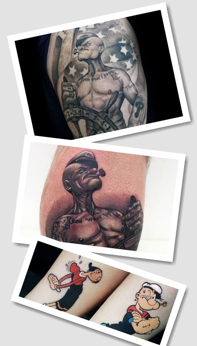 Татуювання Моряк Папай