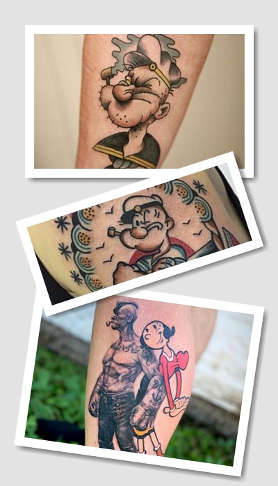 тату Моряк Папай