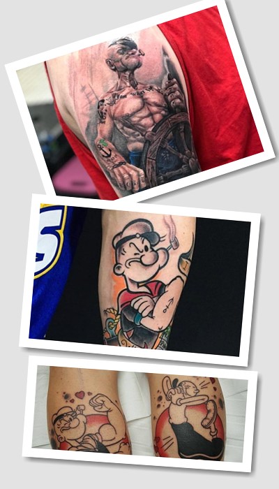 Кому підходить татуювання моряк Папай 