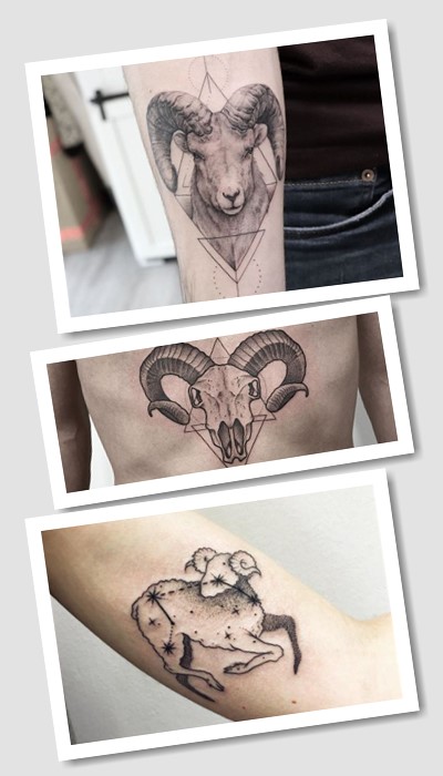 Татуювання для знака Зодіаку Овен