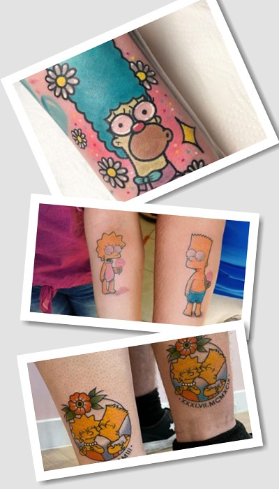 варіанти тату Футурама 