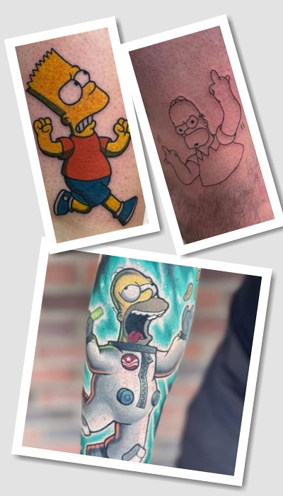ідеї тату Сімпсони