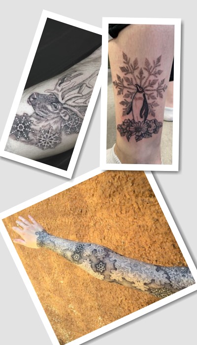 Татуювання сніжинка