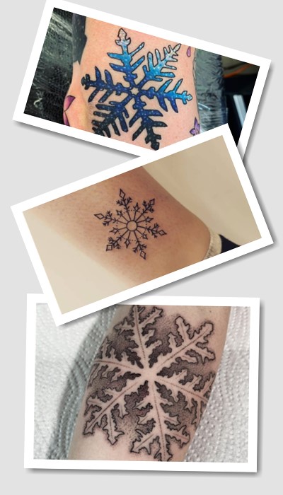 татуювання зі сніжинкою