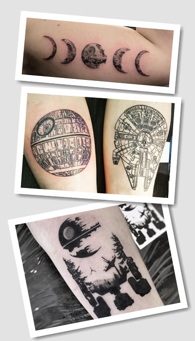 Кольори та стилі Тату Зірка смерті 