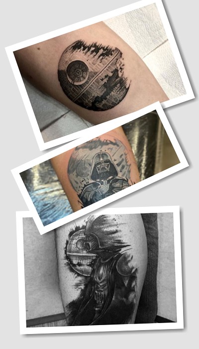 Місце розміщення Татуювання Зірка смерті