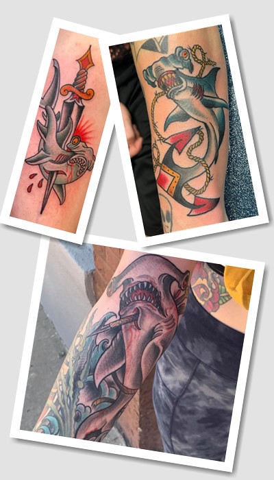 Що означає татуювання з молотоголовою акулою?