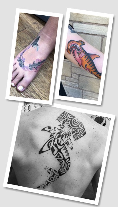 варіанти Тату акула молот