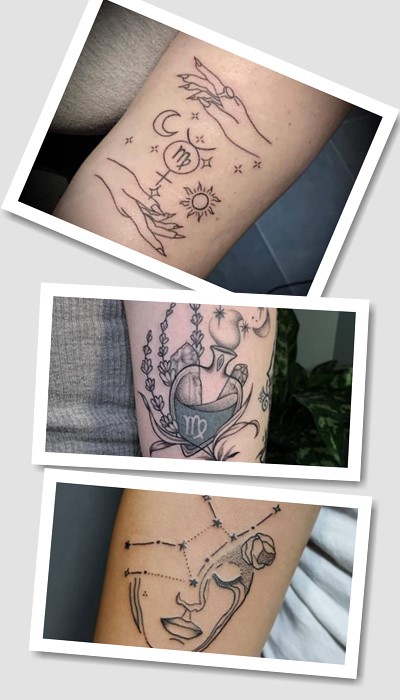 ідеї Тату знак зодіаку Діва 