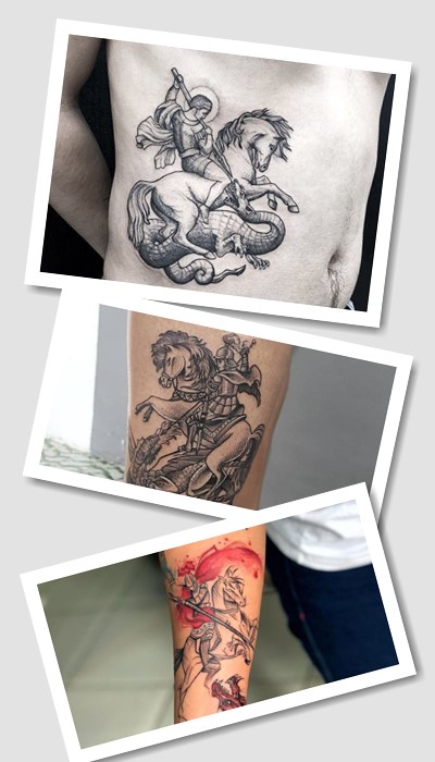 Георгій Побідоносець тату в Києві