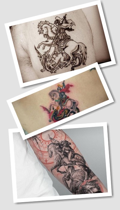 Де краще набити татуювання Георгій Побідоносець