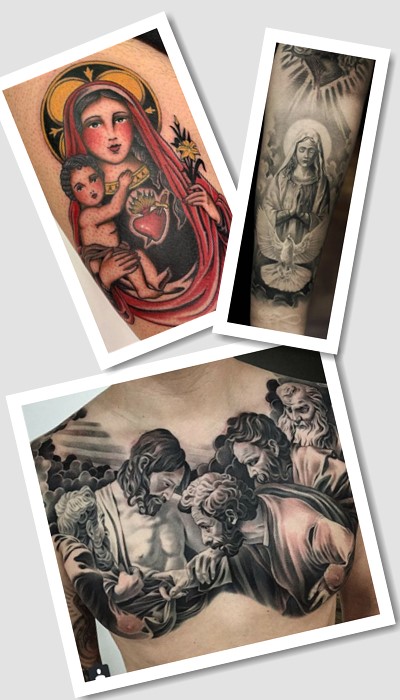Тату ікони святих