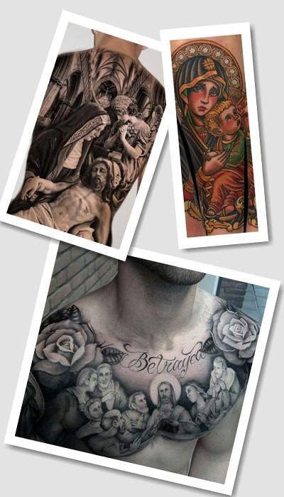 Тату ікони, Ісус, Діва Марія, Святий Миколай