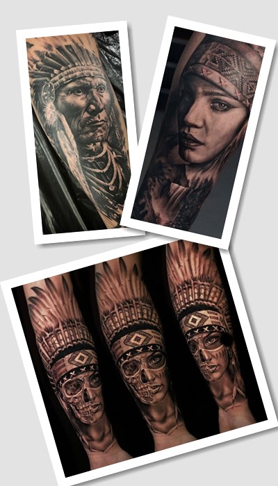 Що означає татуювання з індіанцем?