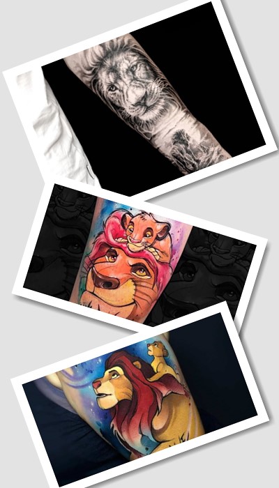 Татуювання Король Лев