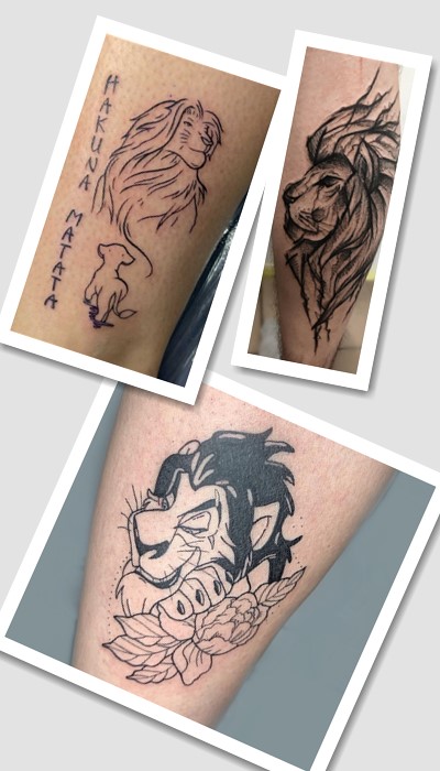 Тату король лев у Києві