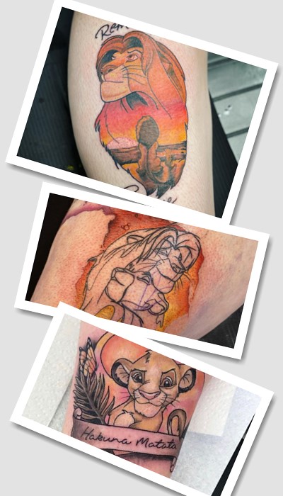 Тлумачення тату король лев